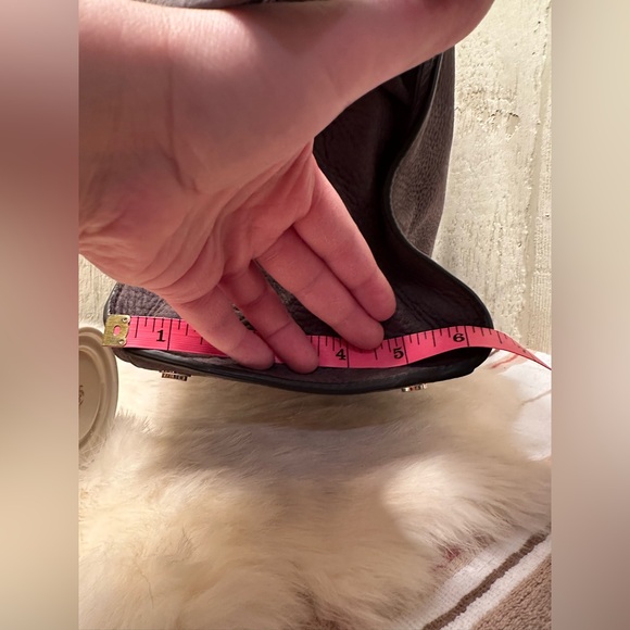 Henri Bendel Misty Gray Nubuck Handbag - Picture 14 of 15